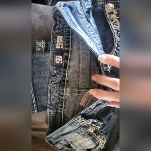 Miss Me Women's Blue Denim Jeans - Size 27